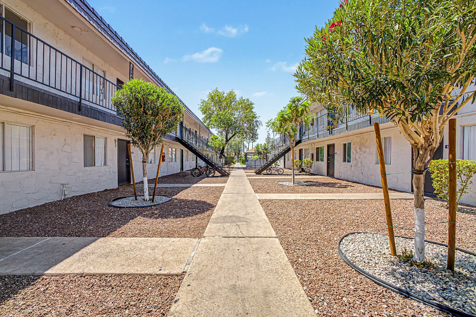Peaceful Courtyards Right Outside Your Door